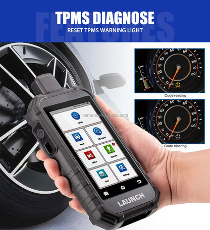 LAUNCH Creader TPMS 5011 V2 WIFI Upgrade Diagnostic Tool with 12 Reset Functions 315/433MHZ 2.4Ghz TPMS Activation Tool