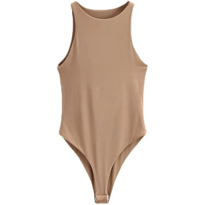 Spring Summer Slim Fit Sexy V-neck Jumpsuit Flip Basic Top Casual Hotsweet Undershirt Women Bodysuit Lingerie Sleepwear Bodycone
