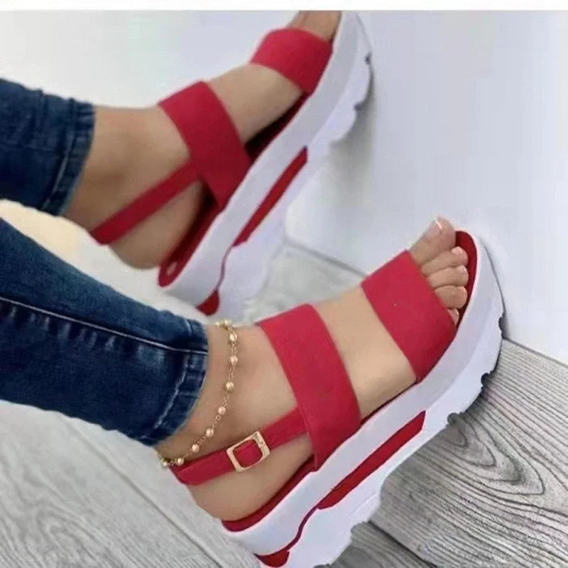Summer Sandals for Women Fashion Platform Sandals Wedge  Casual Shoes Lightweight Heeled