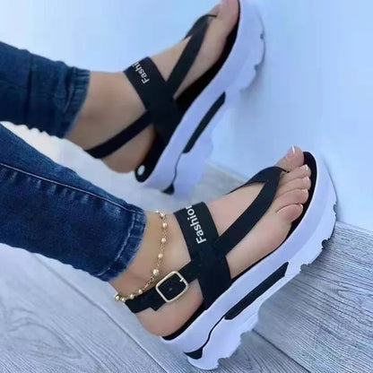Summer Sandals for Women Fashion Platform Sandals Wedge  Casual Shoes Lightweight Heeled