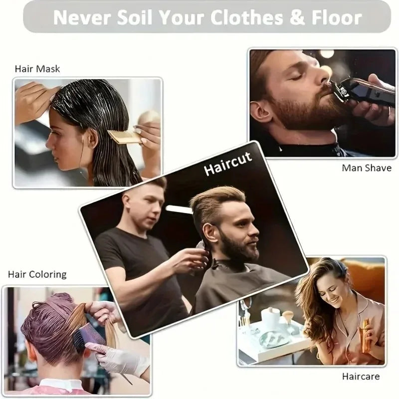 Professional Haircut Cape Non-Stick Waterproof Adjustable Neck Duster for Stylists And Barbers Salon Quality