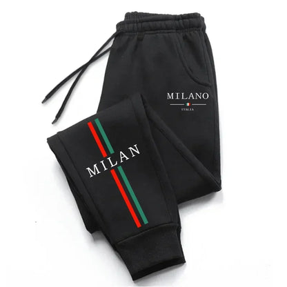 Hot Sales Jogging Fashion Print 2026 Spring Summer Men's Sweatpants Versatile Gym Comfort Soft Sports Casual Trousers Drawstring