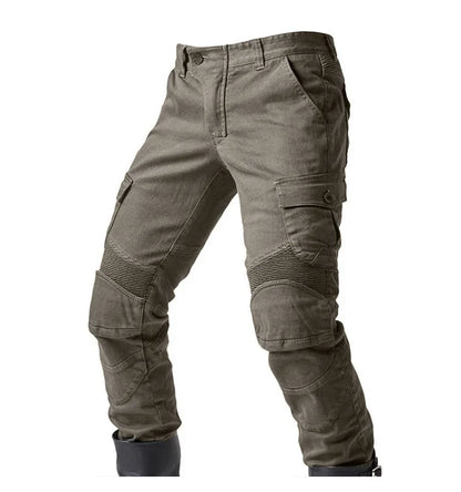 Men Denim Cargo Skinny Solid Pockets Pencil Pants Washed Ankle Length Jeans Vintage Moto Biker 2024 Summer Slim Fit Sheath