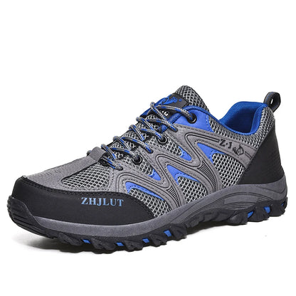 Spring Summer Air Mesh Breathable Waterproof Anti-skid Climbing Shoes Men's Outdoor Hiking Shoes Man New Trekking Trail Sneakers