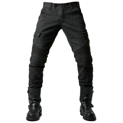 Men Denim Cargo Skinny Solid Pockets Pencil Pants Washed Ankle Length Jeans Vintage Moto Biker 2024 Summer Slim Fit Sheath