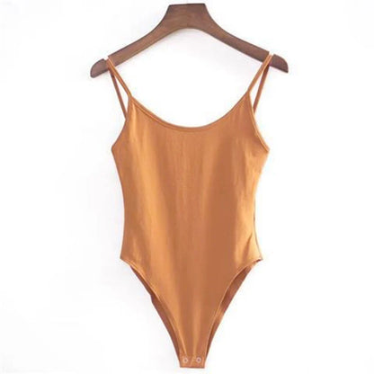 Spring Summer Slim Fit Sexy V-neck Jumpsuit Flip Basic Top Casual Hotsweet Undershirt Women Bodysuit Lingerie Sleepwear Bodycone
