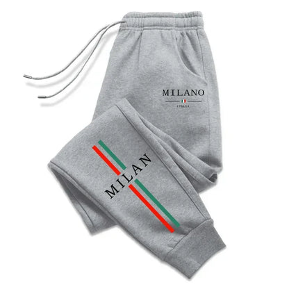 Hot Sales Jogging Fashion Print 2026 Spring Summer Men's Sweatpants Versatile Gym Comfort Soft Sports Casual Trousers Drawstring