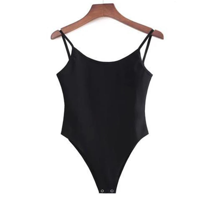 Spring Summer Slim Fit Sexy V-neck Jumpsuit Flip Basic Top Casual Hotsweet Undershirt Women Bodysuit Lingerie Sleepwear Bodycone