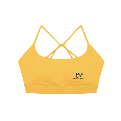 Strappy Criss Cross Yoga Sports Bra